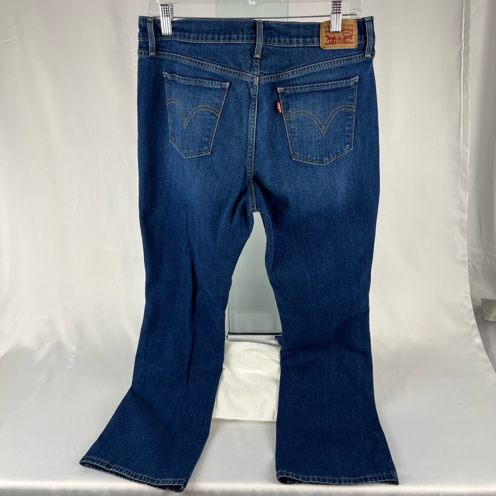 Women’s Levi's 515 Bootcut Jeans Classic Mid-Rise Dark Wash 12M CW-4515 3947